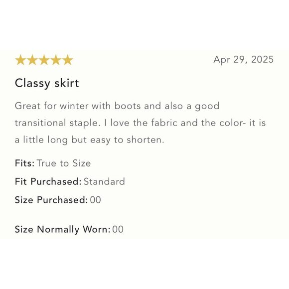 NWT Size M - Anthropologie Maeve Zip-Front Column Midi Skirt Red (NWT US$ 118) - Picture 10 of 16